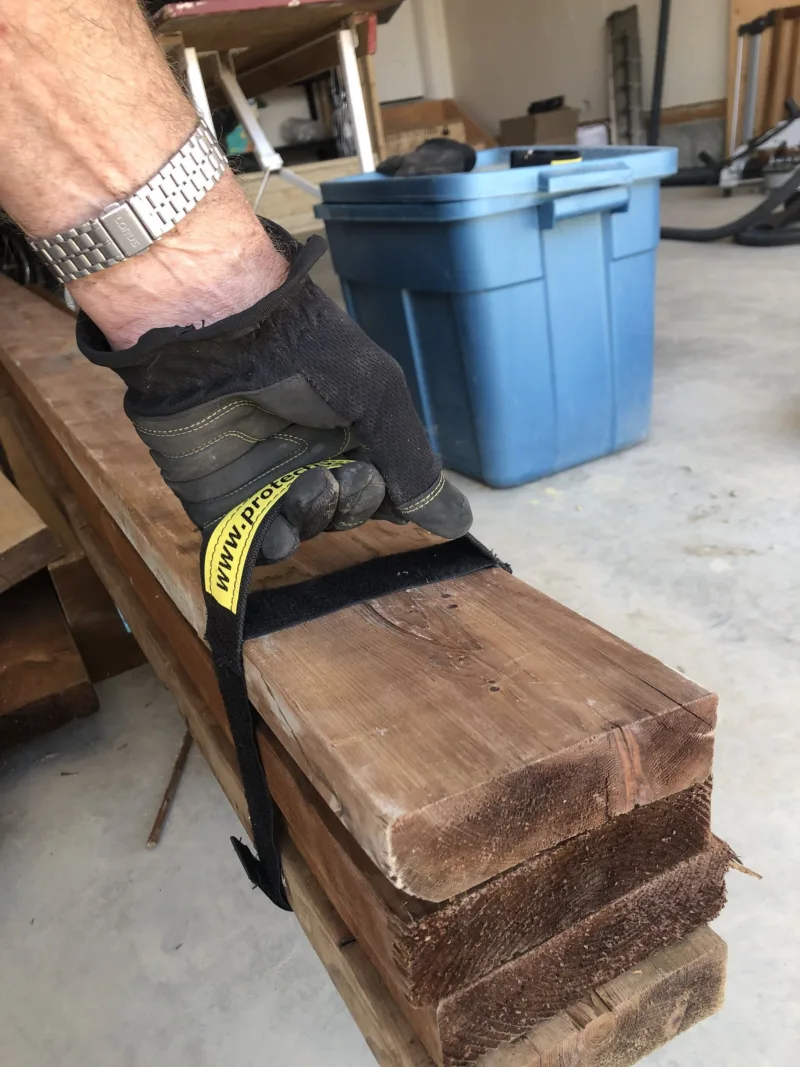 Carrying lumber with a Handy Handle