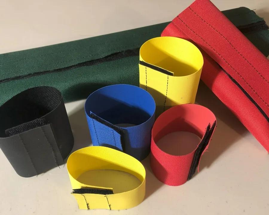 Hose markers in four colours